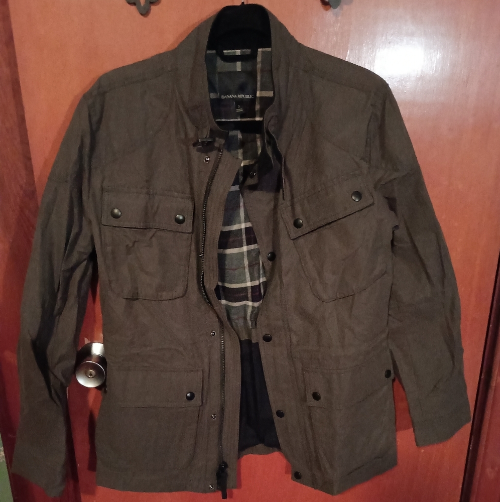 Banana Republic Waxed Barn Jacket